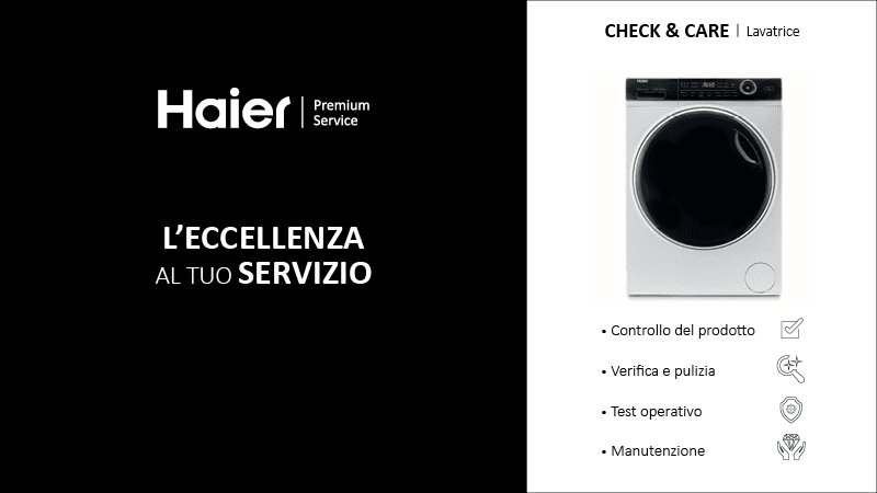 Pronto assistenza elettrodomestici Haier. 